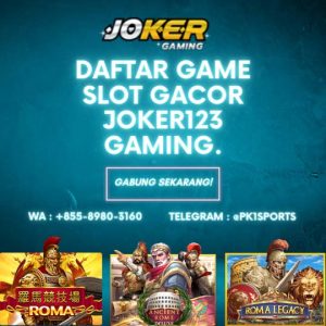 daftar game slot gacor joker123